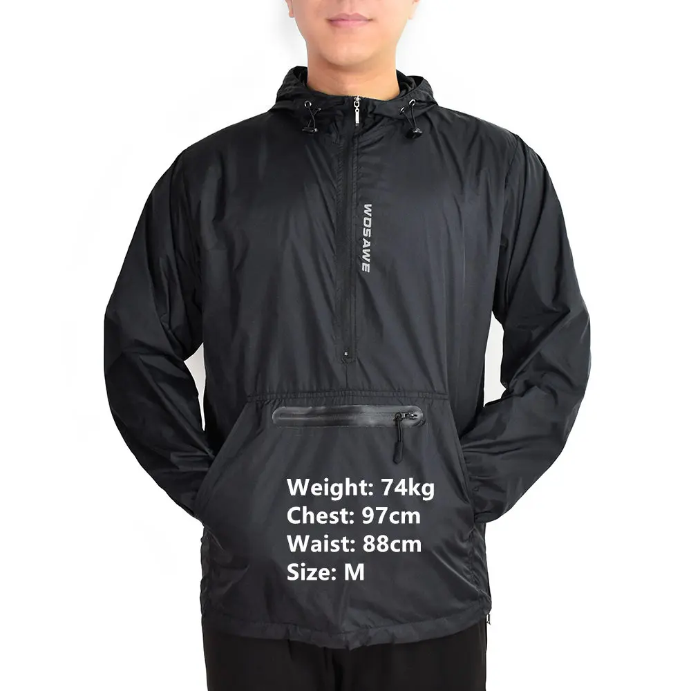 WOSAWE Reflective Cycling Jackets Hooded Cap Windproof Fishing Camping MTB Bike Sports Long Jersey Waterproof Windbreaker
WOSAWE Reflective Cycling Jackets Hooded Cap Windproof Fishing Camping MTB Bike Sports Long Jersey Waterproof Windbreaker