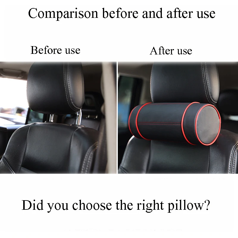 Car Leather Headrest, Neck Massage Car Pillow, Cowhide Pillow Neck Pillow Memory Foam Cylindrical Headrest, Interior Accessories
Car Leather Headrest, Neck Massage Car Pillow, Cowhide Pillow Neck Pillow Memory Foam Cylindrical Headrest, Interior Accessories