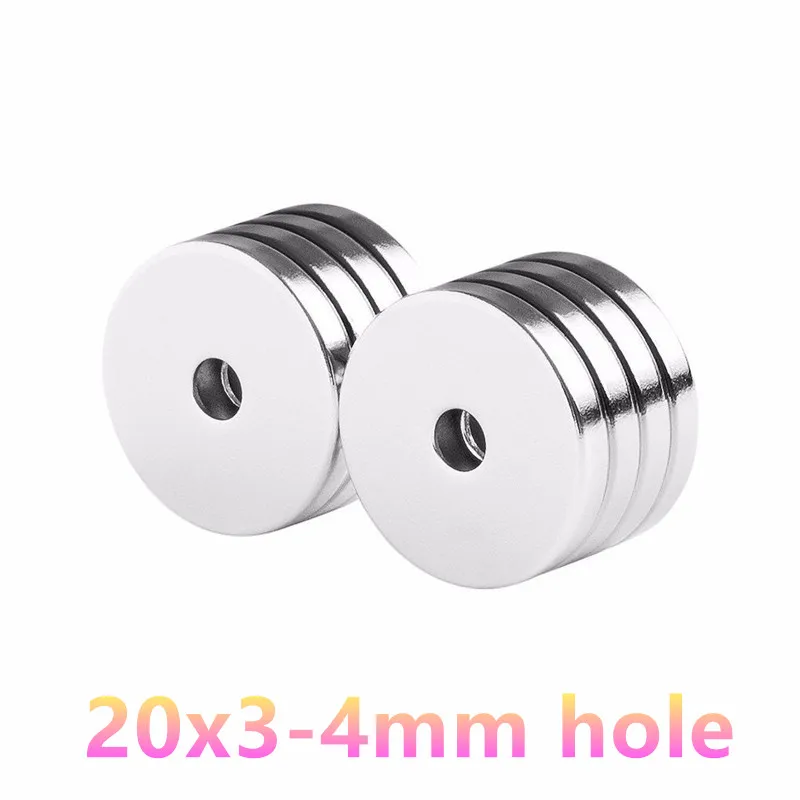 50/100Pcs Ring Round Neodymium Magnet 20x3mm With 4mm Hole N35 Super Powerful Permanent Magnetic Strong Strength NdFeB Magnets
50/100Pcs Ring Round Neodymium Magnet 20x3mm With 4mm Hole N35 Super Powerful Permanent Magnetic Strong Strength NdFeB Magnets
