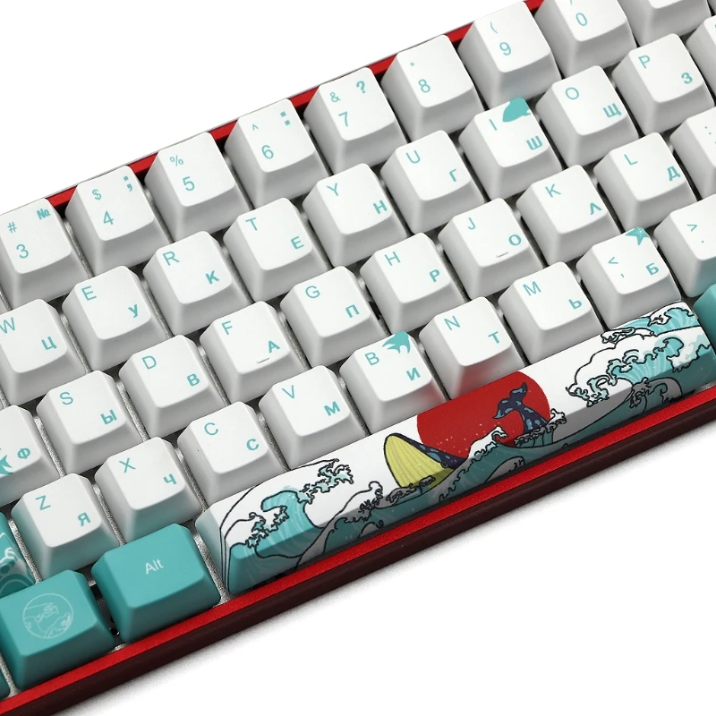 Russian 71 Keys Sea Coral Ukiyo-e Keycap Dye Sublimation OEM Mechanical Keyboard Keycap For GH60 XD64 DZ60 GK61 GK64
Russian 71 Keys Sea Coral Ukiyo-e Keycap Dye Sublimation OEM Mechanical Keyboard Keycap For GH60 XD64 DZ60 GK61 GK64