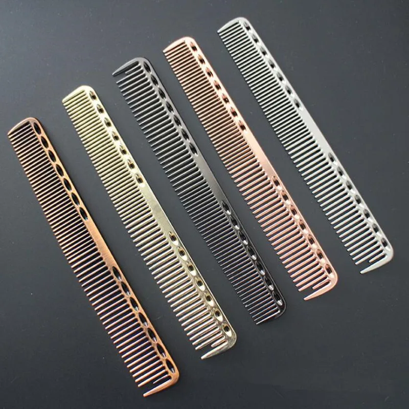1 Pc 6 Colors Small Size Stainless Steel Gold Hair Comb Professional Hair Salon Hairdressing Combs Hair Cutting Dying Tools
1 Pc 6 Colors Small Size Stainless Steel Gold Hair Comb Professional Hair Salon Hairdressing Combs Hair Cutting Dying Tools