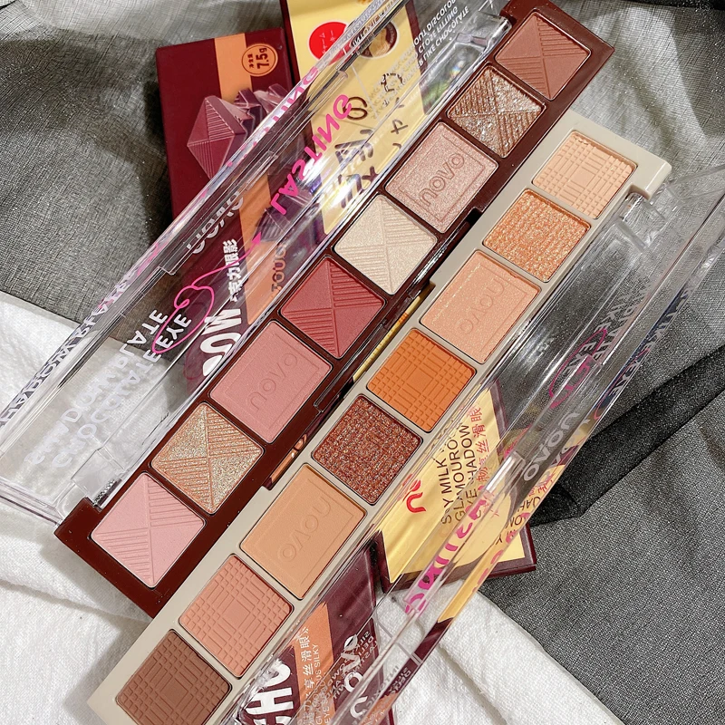 Chocolate Eyeshadow Palette Shimmer Matte Glitter Pigmented Eyeshadow Pallete 8 Color Diamond Metallic Makeup Palette Cosmetic
Chocolate Eyeshadow Palette Shimmer Matte Glitter Pigmented Eyeshadow Pallete 8 Color Diamond Metallic Makeup Palette Cosmetic