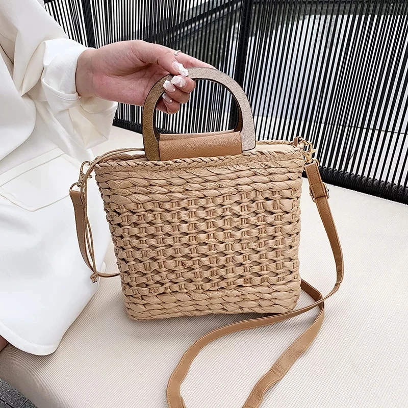 New Summer Beach Bag Women Weave Handamde Straw Bag Bohemian Lady Shoulder Bag Kinttde Handbag Vacation Crossboby Bag Female
New Summer Beach Bag Women Weave Handamde Straw Bag Bohemian Lady Shoulder Bag Kinttde Handbag Vacation Crossboby Bag Female