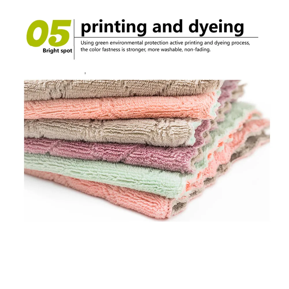 5pcs/lot Home microfiber towels for kitchen Absorbent thicker cloth for cleaning Micro fiber wipe household table kitchen towel
5pcs/lot Home microfiber towels for kitchen Absorbent thicker cloth for cleaning Micro fiber wipe household table kitchen towel