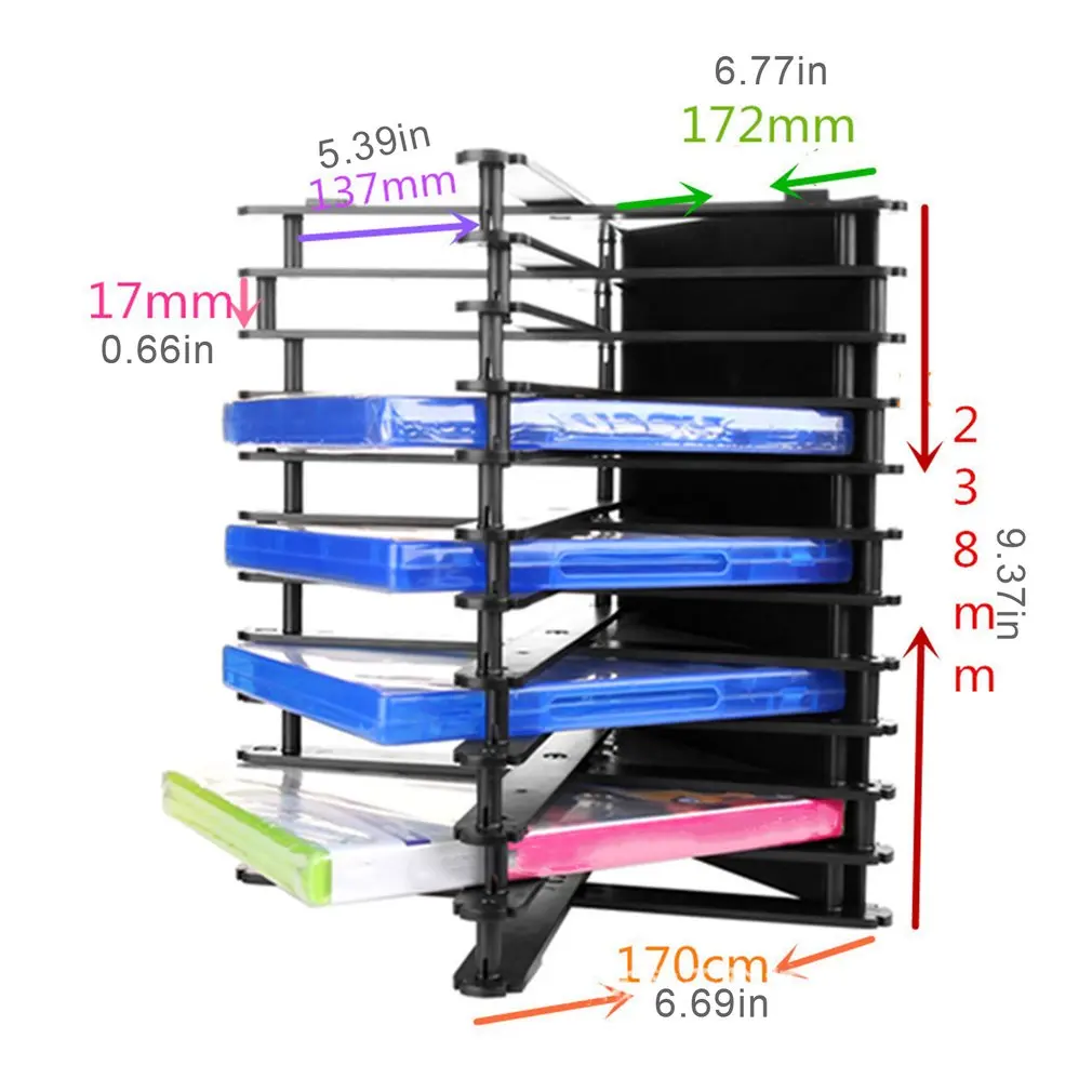 Folding Cd Case Storage Rack Game Disc Storage Bracket Save Space Convenient Accessories Storage Box
Folding Cd Case Storage Rack Game Disc Storage Bracket Save Space Convenient Accessories Storage Box
