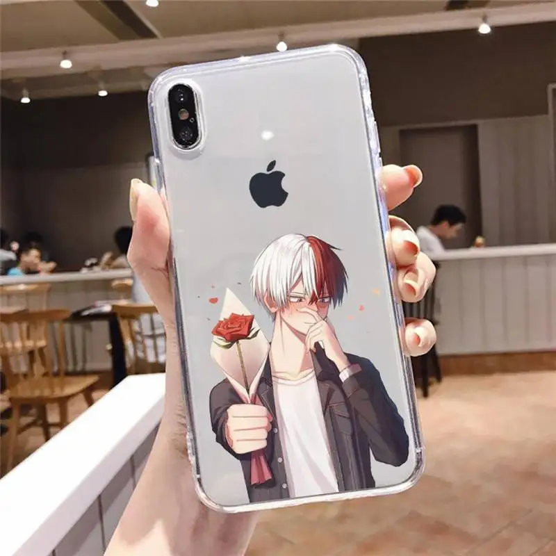 Shoto Todorok my hero academy Anti-fall luxury Phone Case cover Transparent for iPhone 6 7 8 11 12 s mini pro X XS XR MAX Plus
Shoto Todorok my hero academy Anti-fall luxury Phone Case cover Transparent for iPhone 6 7 8 11 12 s mini pro X XS XR MAX Plus