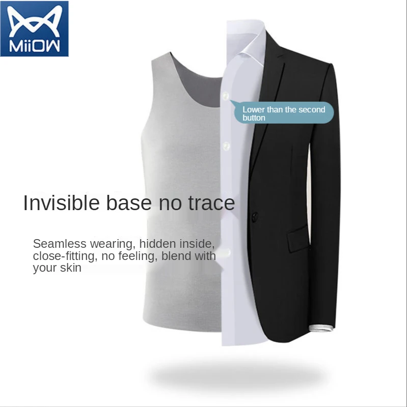 MiiOW Authentic New Vest Male Bottoming High-end Men's Vest Modal Seamless Vest
MiiOW Authentic New Vest Male Bottoming High-end Men's Vest Modal Seamless Vest