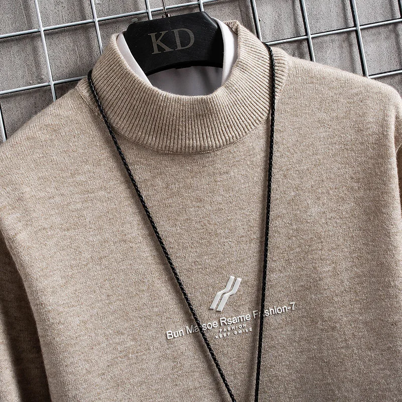 2020 Korean Slim Half Turtleneck Sweater Men Winter Long Sleeve Thick Warm Knit Mens Jumper Classic Male Bottoming Sweaters
2020 Korean Slim Half Turtleneck Sweater Men Winter Long Sleeve Thick Warm Knit Mens Jumper Classic Male Bottoming Sweaters