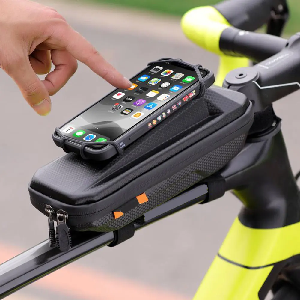 Bike Frame Bag With Phone Holder Waterproof Multifunctional Bicycle Front Tube Bag Bike Accessories For Outdoor Cycling
Bike Frame Bag With Phone Holder Waterproof Multifunctional Bicycle Front Tube Bag Bike Accessories For Outdoor Cycling