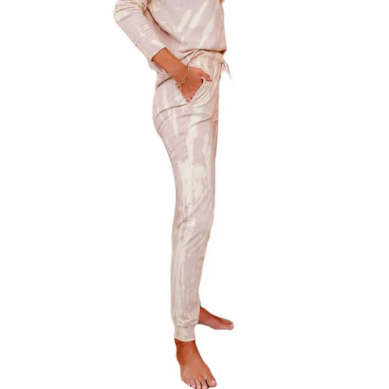 Womens Two Piece Pajamas Set Casual Long Sleeve Crewneck Pullover Shirts Drawstring Elastic Waist Long Pants Sleepwear 2pcs Set 
Womens Two Piece Pajamas Set Casual Long Sleeve Crewneck Pullover Shirts Drawstring Elastic Waist Long Pants Sleepwear 2pcs Set