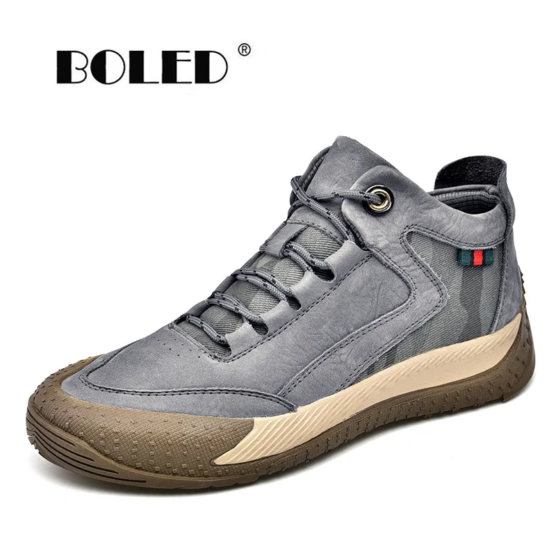 Natural Leather Boots Men Quality Non-slip Lace-Up Waterproof Autumn Boots Shoes Vintage Outdoor Comfy Men Shoes Boots
Natural Leather Boots Men Quality Non-slip Lace-Up Waterproof Autumn Boots Shoes Vintage Outdoor Comfy Men Shoes Boots