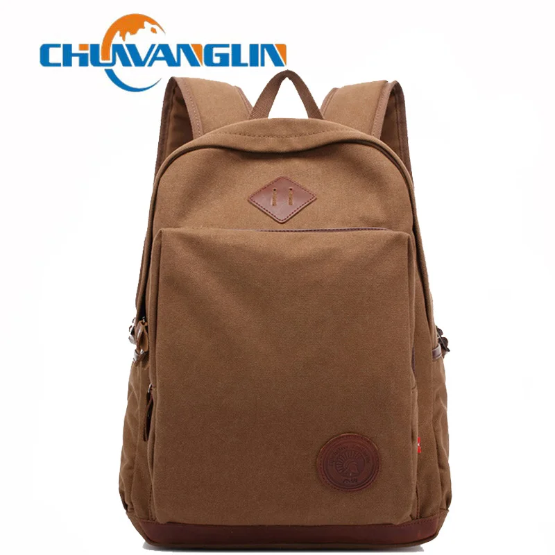 Модный винтажный мужской холщовый рюкзак Chuwanglin дорожный школьный ранец