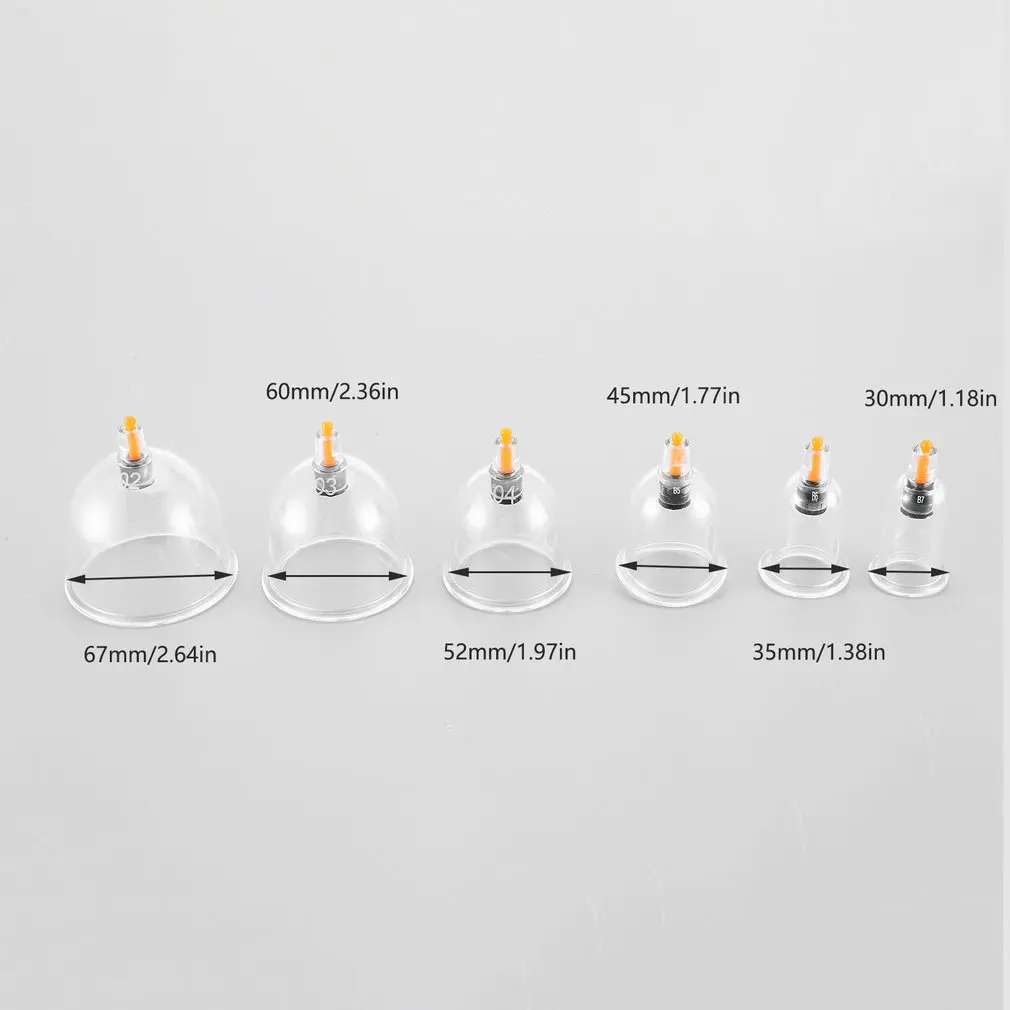 Healthy Chinese Health Care Vacuum Body Cupping Therapy Cups Massage Body Relaxation Healthy Message Set
Healthy Chinese Health Care Vacuum Body Cupping Therapy Cups Massage Body Relaxation Healthy Message Set