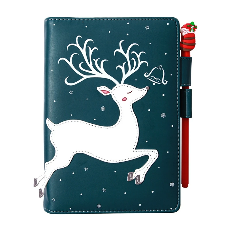 Christmas Elk Leather Diary Notebook Journal Agenda Planner Notepad with Pen Gift Office School Supplies
Christmas Elk Leather Diary Notebook Journal Agenda Planner Notepad with Pen Gift Office School Supplies