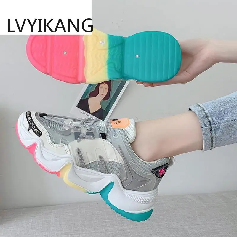 Height Increasing Colorful Running Shoes for Woman Sneakers Outdoor Sport Athletic PLatform Cushioning Footwear Color sole
Height Increasing Colorful Running Shoes for Woman Sneakers Outdoor Sport Athletic PLatform Cushioning Footwear Color sole