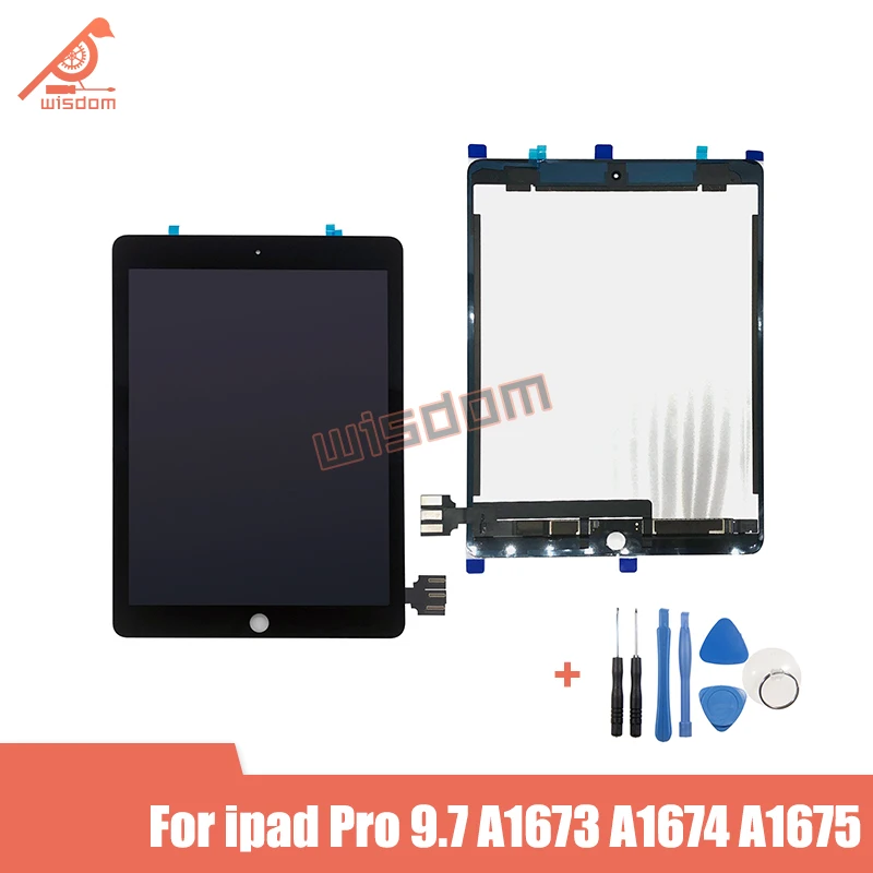 ЖК-дисплей в сборе для iPad Pro 9,7 дюйма A1673 A1674 A1675 Замена сенсорного экрана панель дигитайзер 9,7-дюймовый черный белый Стекло senor
ЖК-дисплей в сборе для iPad Pro 9,7 дюйма A1673 A1674 A1675 Замена сенсорного экрана панель дигитайзер 9,7-дюймовый черный белый Стекло senor