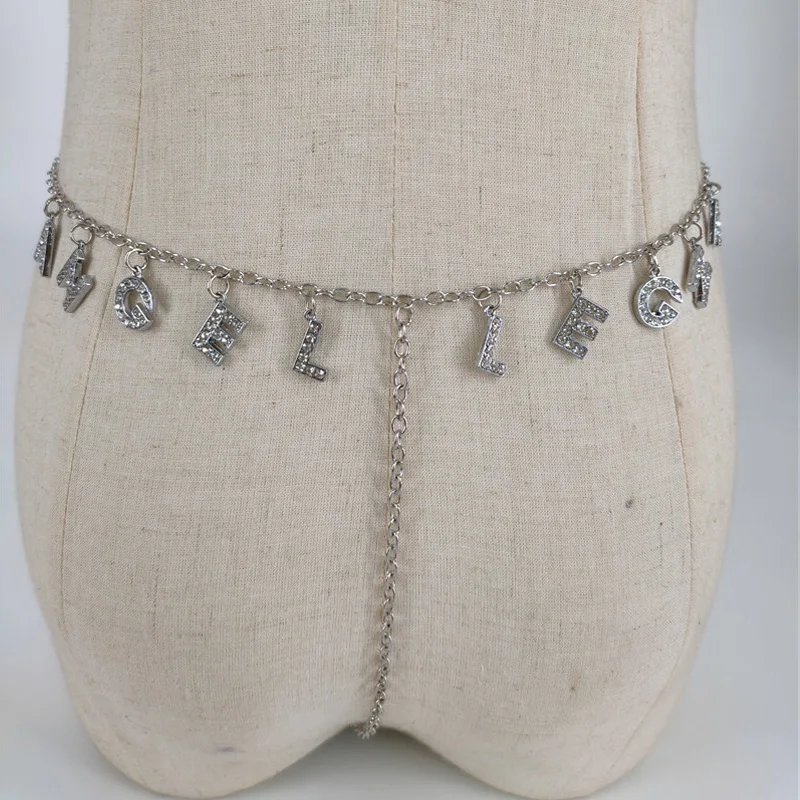 12 Constellation Metal Rhinestone Chain Thong with Letters Belly Chain Waist Belt Waistband Body Jewelry Accessories for Women
12 Constellation Metal Rhinestone Chain Thong with Letters Belly Chain Waist Belt Waistband Body Jewelry Accessories for Women
