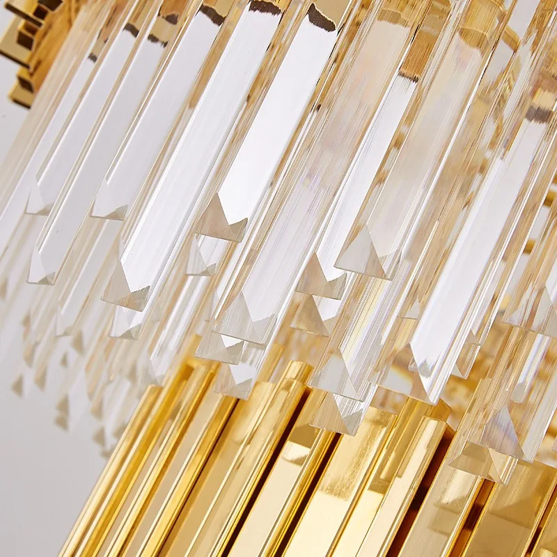 lamp ceiling Modern pendant crystal lamp Gold Hang Light K9 Drop luxury crystal chandelier project chain chandelier
lamp ceiling Modern pendant crystal lamp Gold Hang Light K9 Drop luxury crystal chandelier project chain chandelier