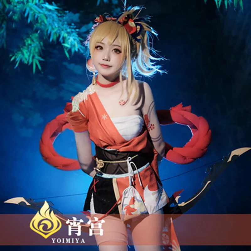 Костюм для косплея Game Genshin Impact Yoimiya, женская модная Боевая форма, платье для вечевечерние, одежда для ролевых игр, XS-XXL, 2021NEW
Костюм для косплея Game Genshin Impact Yoimiya, женская модная Боевая форма, платье для вечевечерние, одежда для ролевых игр, XS-XXL, 2021NEW