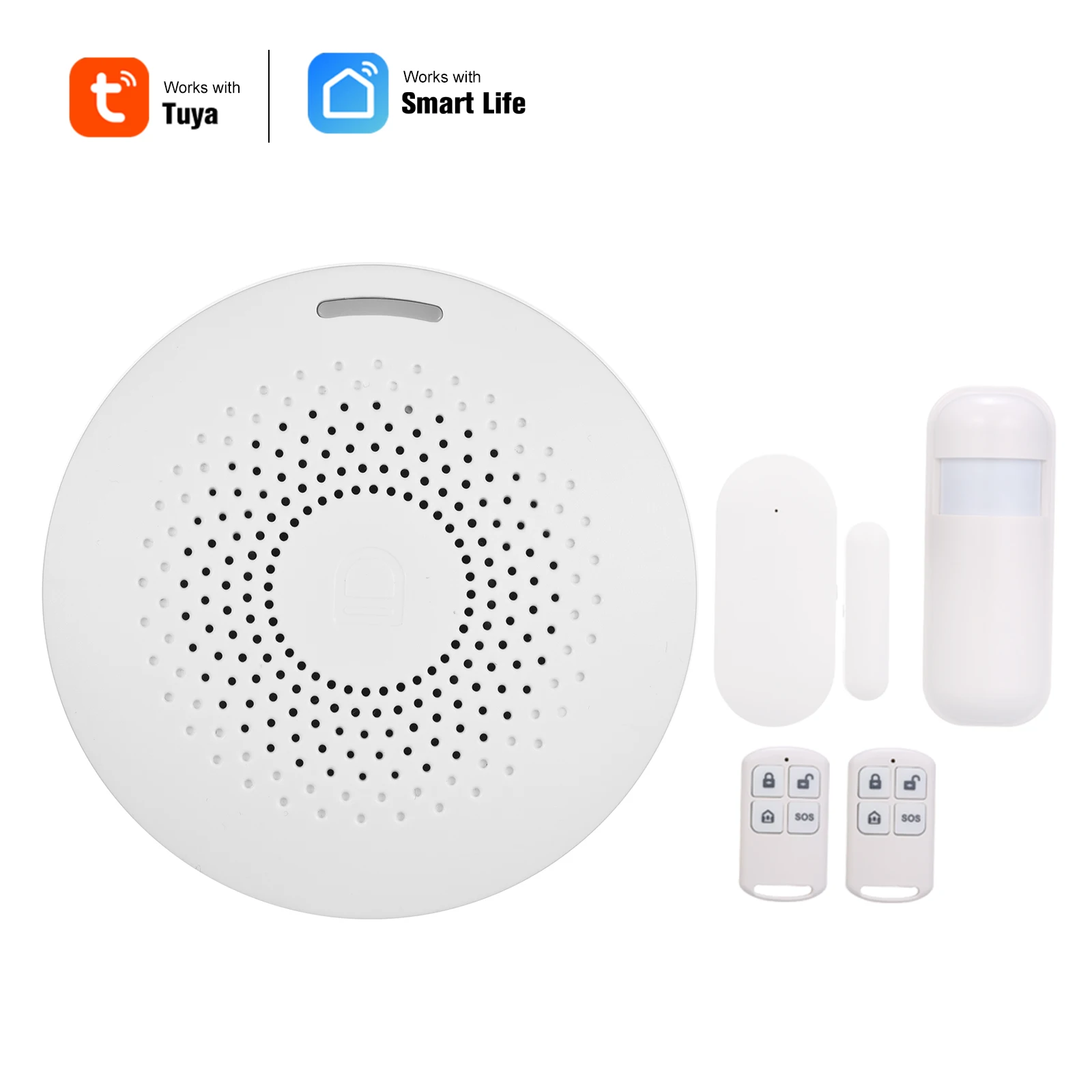 WiFi Alarm System Home Security Alarm System 433MHz Detector Sensor Wireless Door Window Sensor Remote Controller Voice Control
WiFi Alarm System Home Security Alarm System 433MHz Detector Sensor Wireless Door Window Sensor Remote Controller Voice Control