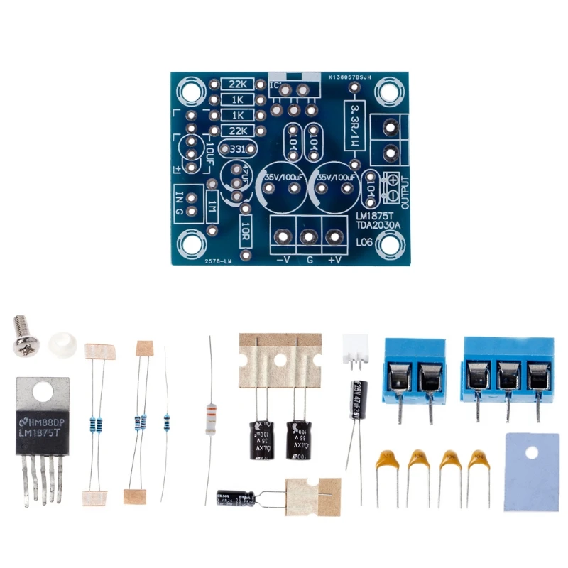 R58B 20W HIFI Mono Channel LM1875T Stereo Amplifier Board Module DIY Kits
R58B 20W HIFI Mono Channel LM1875T Stereo Amplifier Board Module DIY Kits