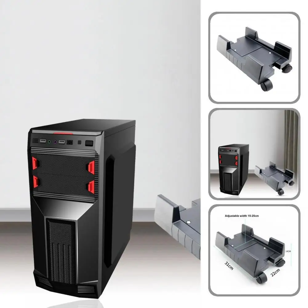 Computer Tower Stand Adjustable Universal Strong Bearing Force Rolling Caster Computer CPU Stand
Computer Tower Stand Adjustable Universal Strong Bearing Force Rolling Caster Computer CPU Stand