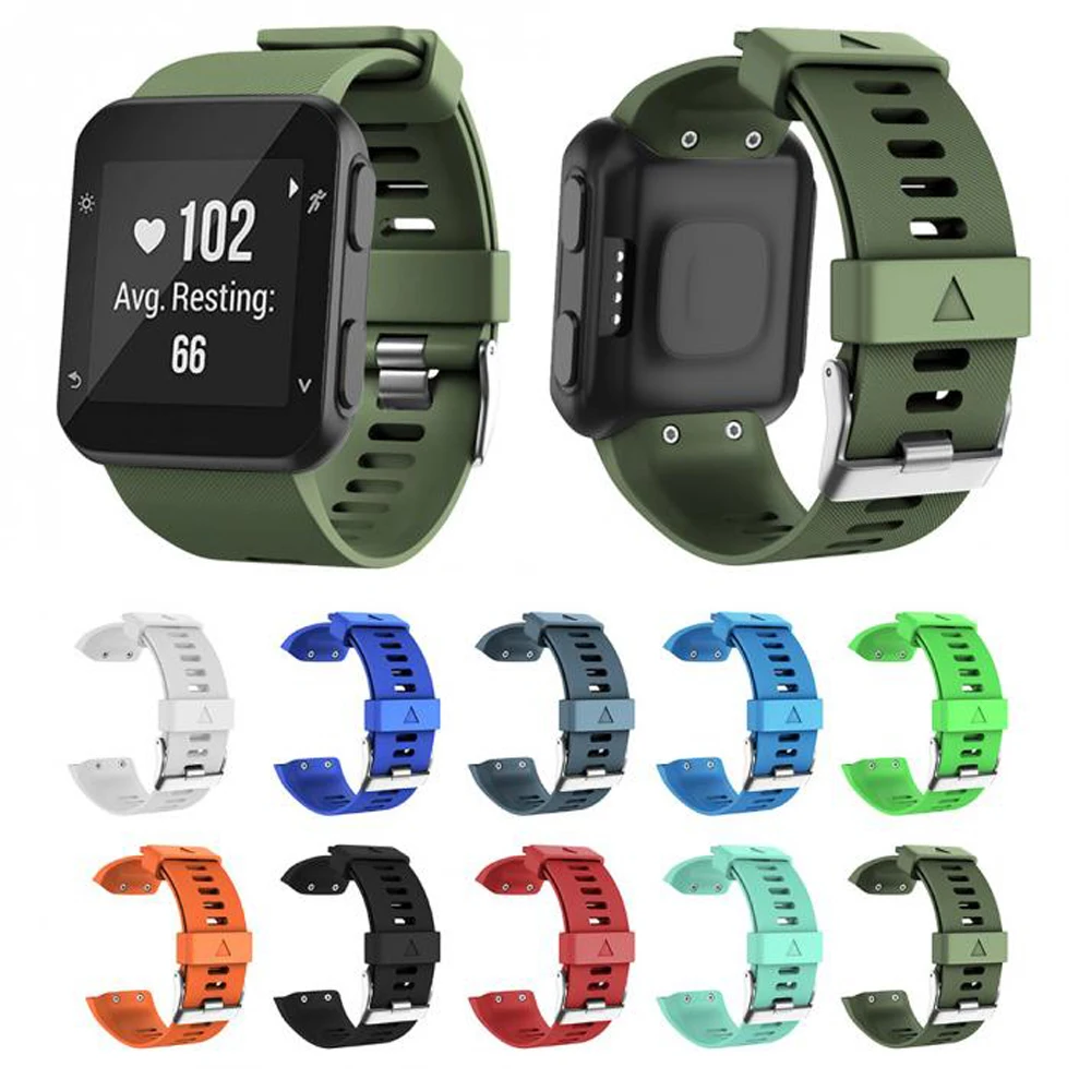 Сменный ремешок для наручных часов Garmin Forerunner 35 Спортивные Силиконовые смарт-часы модные носимые аксессуары для наручных часов
Сменный ремешок для наручных часов Garmin Forerunner 35 Спортивные Силиконовые смарт-часы модные носимые аксессуары для наручных часов