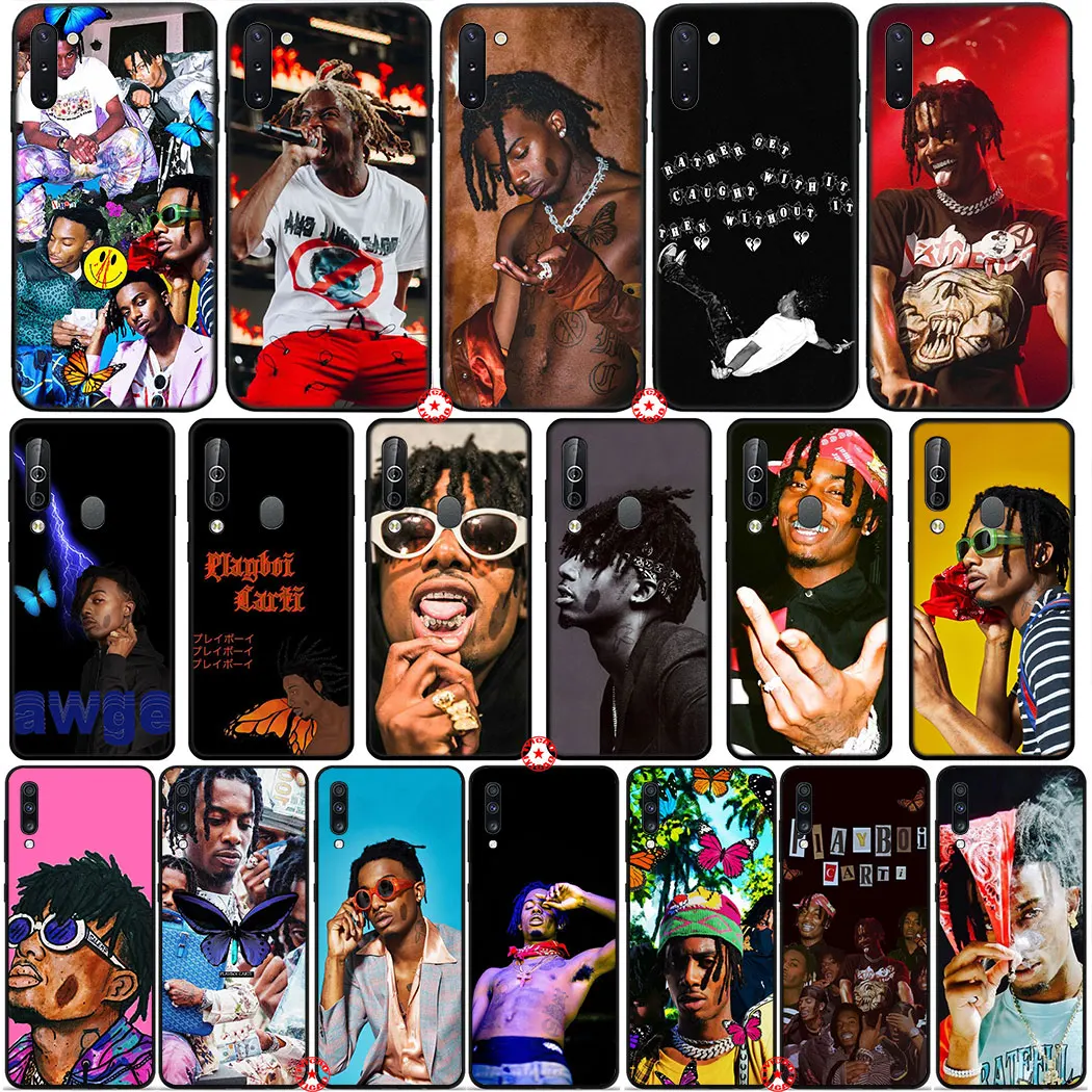 Мягкий силиконовый чехол Y57 Playboi Carti для Samsung Galaxy A70 A70S A60 A50 A50S A40 A40S A30 A30S A20 A20S A20E A10 A10S