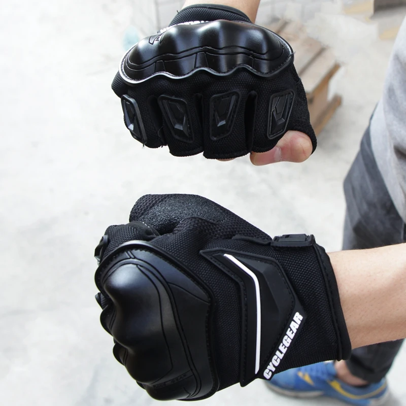 

Motocross Fingerless Gloves for Summer Motorbike Protect Equipment Racing Breathable Guantes Moto Off Road Dirt Bike Men Use