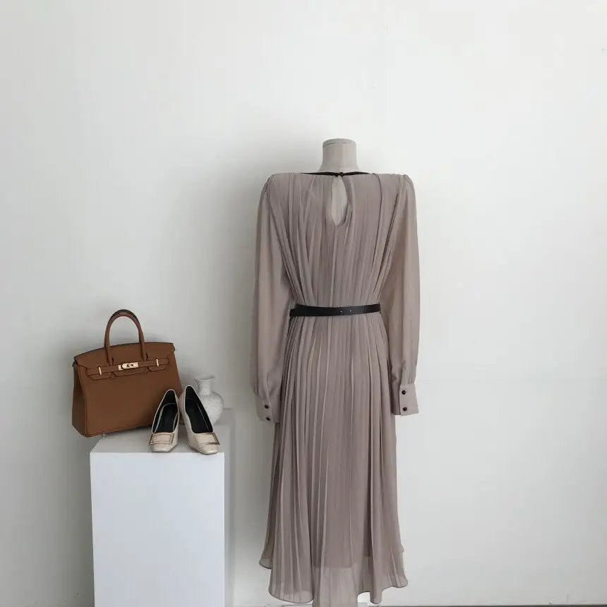 Korean Elegant Women Long Dress Spring Autumn Full Sleeve O-neck Loose Waist Dresses Vintage Fashion Office Ladies Vestidos 2021
Korean Elegant Women Long Dress Spring Autumn Full Sleeve O-neck Loose Waist Dresses Vintage Fashion Office Ladies Vestidos 2021