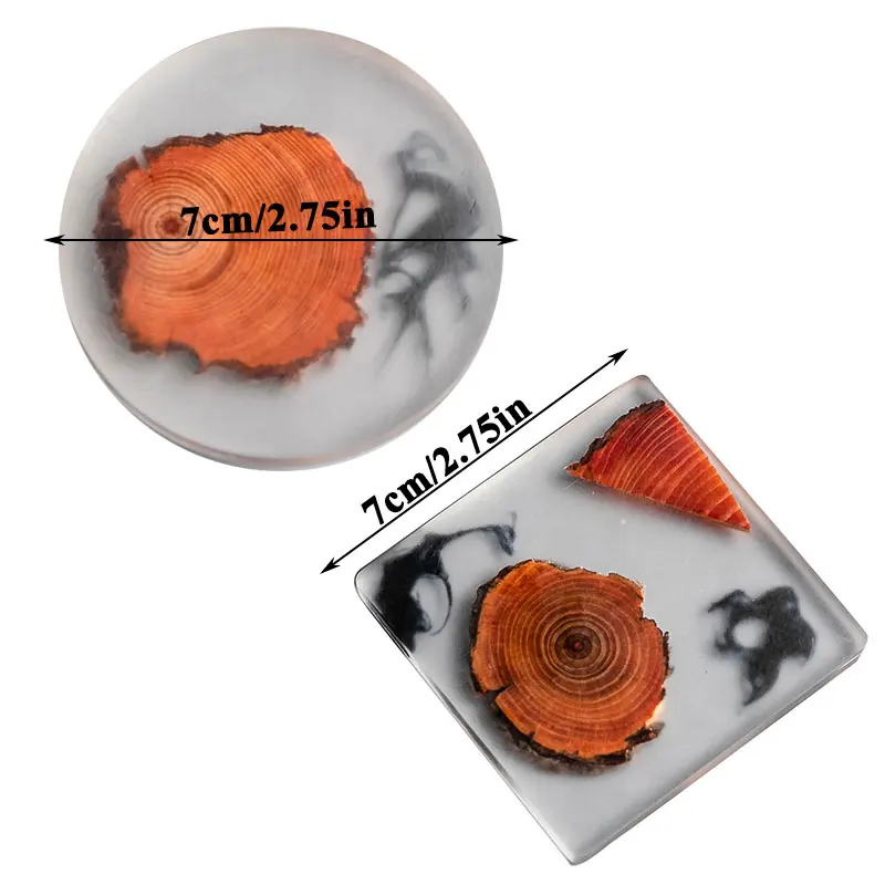 Creative Resin Pine Coasters Heat-resistant Placemats Drink Mat Tea Coffee Cup Pad Waterproof Non-slip Table Decor Tableware Pad
Creative Resin Pine Coasters Heat-resistant Placemats Drink Mat Tea Coffee Cup Pad Waterproof Non-slip Table Decor Tableware Pad