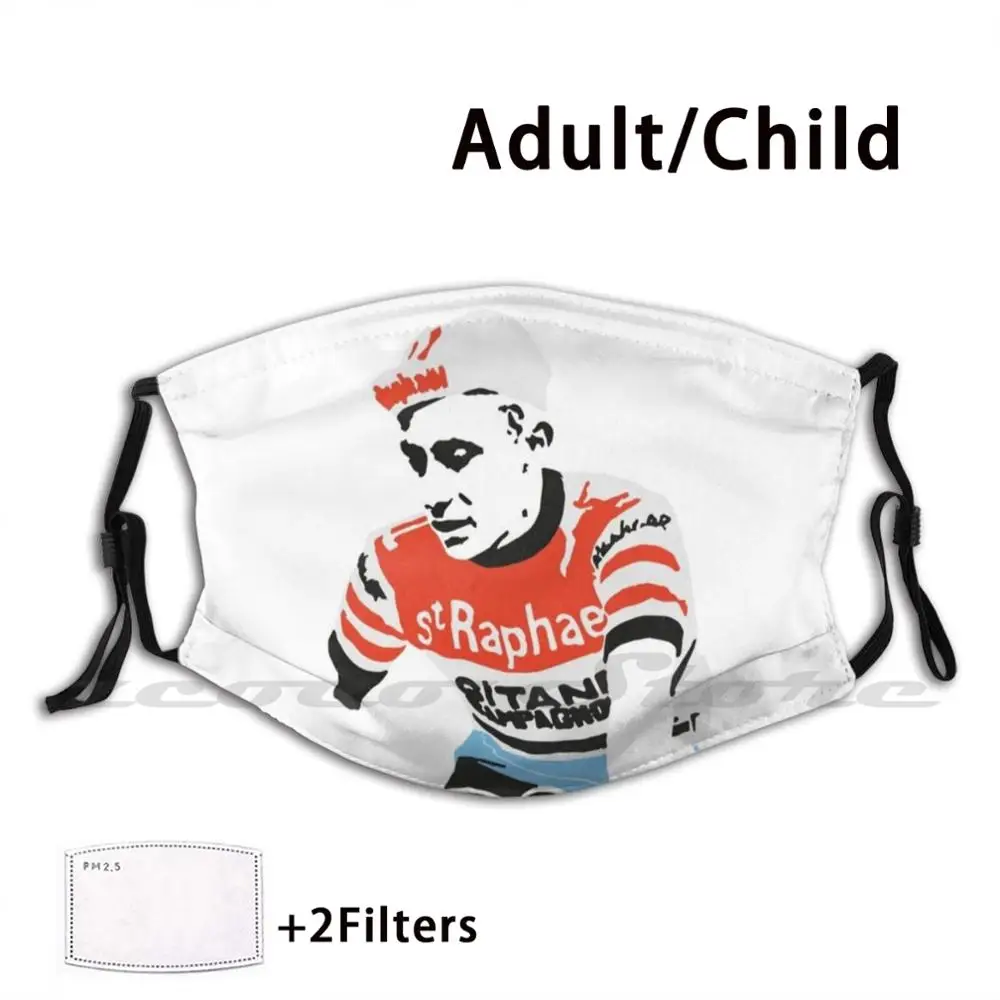 Jacques Anquetil Mask Adult Child Washable Pm2.5 Filter Logo Creativity Racer Racing Bicycle Road Bike Fixed Gear Mountain Bike
Jacques Anquetil Mask Adult Child Washable Pm2.5 Filter Logo Creativity Racer Racing Bicycle Road Bike Fixed Gear Mountain Bike