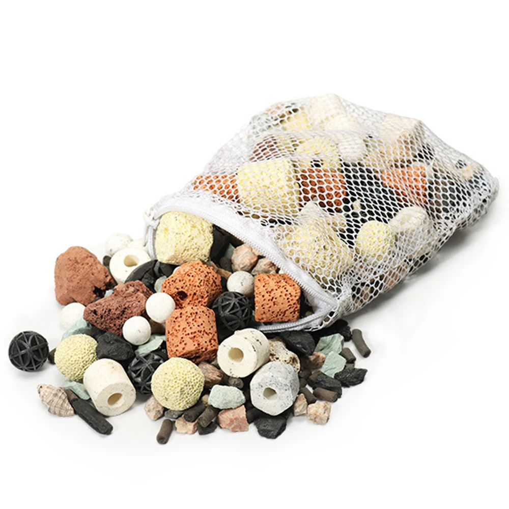 Fish Tank 500g 13 kinds of Aquarium Filter Media Bio Ball Geramic Ball Ring for Water Filtration Clean Water with Filter Net Bag
Fish Tank 500g 13 kinds of Aquarium Filter Media Bio Ball Geramic Ball Ring for Water Filtration Clean Water with Filter Net Bag