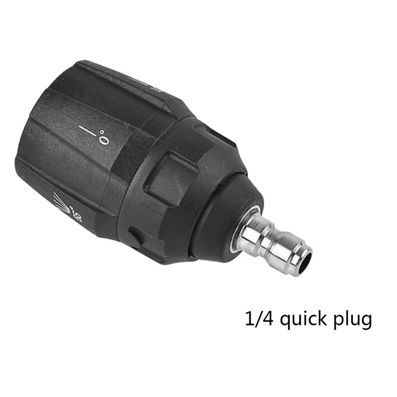 B9HF 7000 PSI Adjustable Pressure Washer Nozzle Tips Spraying 1/4 Quick Connect Plug
B9HF 7000 PSI Adjustable Pressure Washer Nozzle Tips Spraying 1/4 Quick Connect Plug