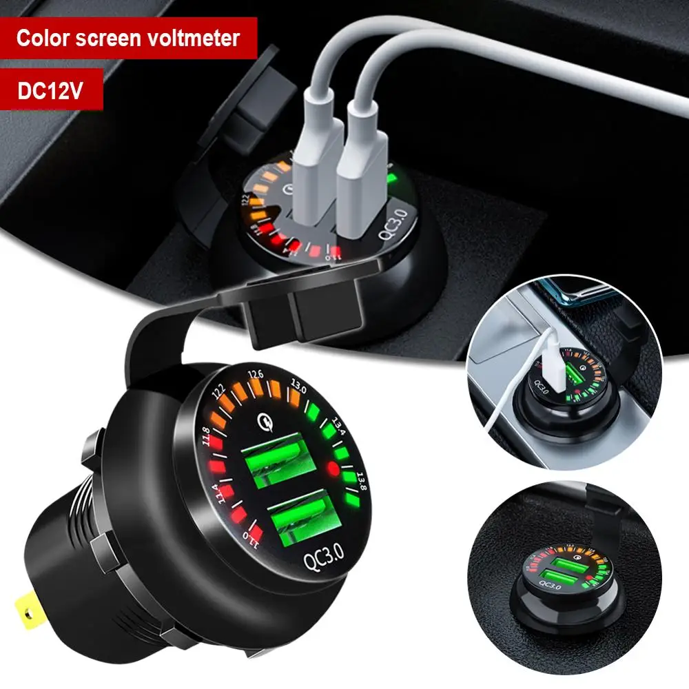 Dual USB Car Charger Quick Charger 3.0 Dual Port Charging Car Charger Compatible for iPhone iPad Galaxy LG HTC and More
Dual USB Car Charger Quick Charger 3.0 Dual Port Charging Car Charger Compatible for iPhone iPad Galaxy LG HTC and More