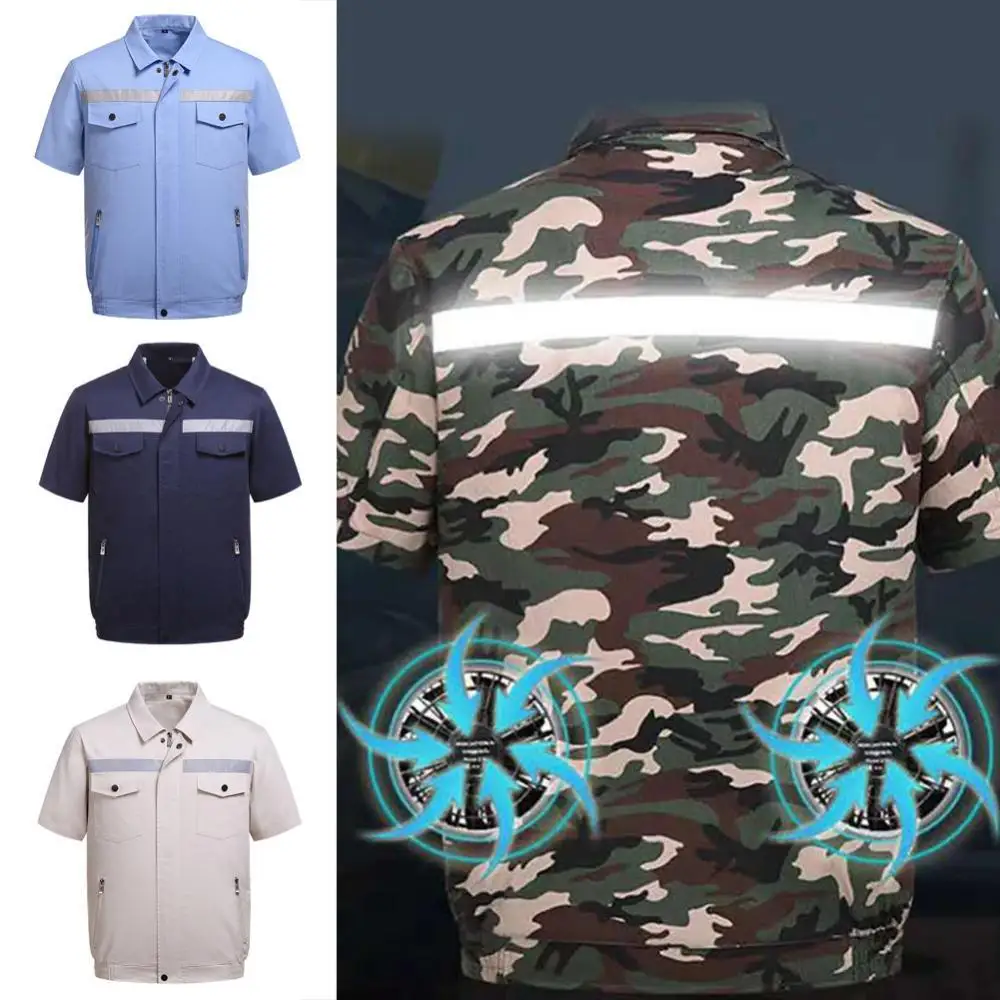Heatproof Cooling Fan Hiking Jacket High Temperature Outdoor Working Air Conditioning Clothing Welding Tactical Fishing Jackets
Heatproof Cooling Fan Hiking Jacket High Temperature Outdoor Working Air Conditioning Clothing Welding Tactical Fishing Jackets