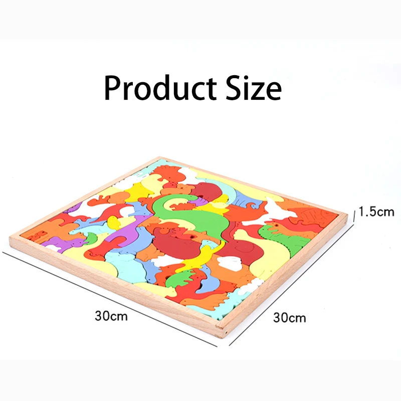 Wooden 3D Animal Colorful Jigsaw Hand-eye Coordination Training Puzzle Early Education DIY Zoo Toys for Children Gifts
Wooden 3D Animal Colorful Jigsaw Hand-eye Coordination Training Puzzle Early Education DIY Zoo Toys for Children Gifts