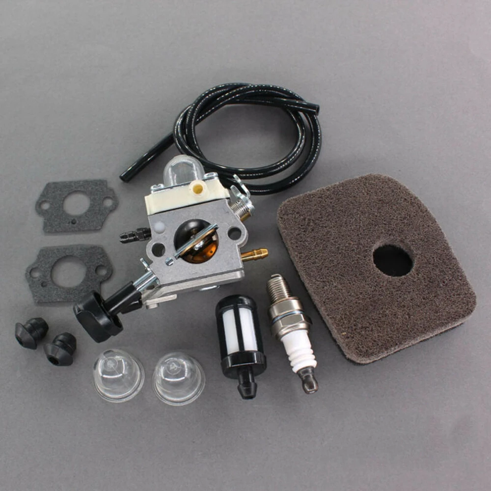 1*Air Filter Carburetor Air Filter Carb Kit 1*Spark Plug 1*Fuel Filter Brand new
1*Air Filter Carburetor Air Filter Carb Kit 1*Spark Plug 1*Fuel Filter Brand new