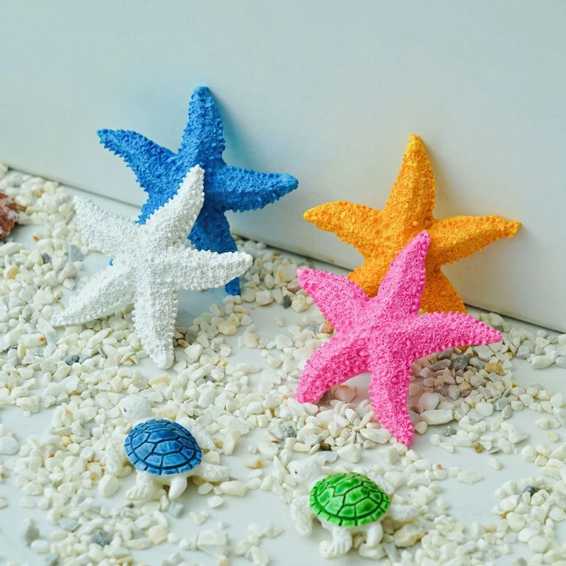 Aquarium Starfish Artificial Resin Sea Star Simulation Ornament 4 Pack
Aquarium Starfish Artificial Resin Sea Star Simulation Ornament 4 Pack