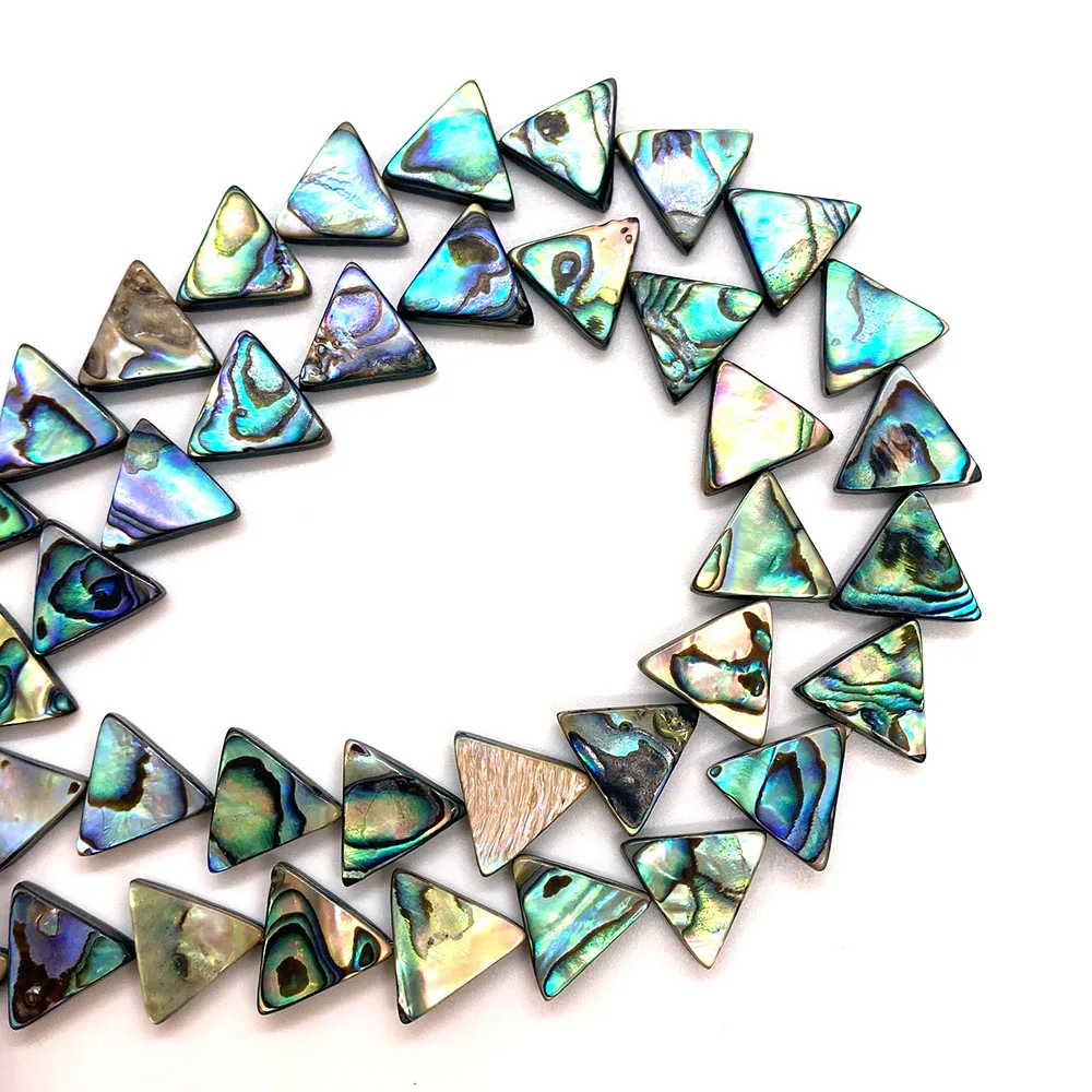 Natural Abalone Shell Beads 13mm Triangle Perforated Fashion Ladies for DIY Making Bracelets Necklaces Earrings and Accessories
Natural Abalone Shell Beads 13mm Triangle Perforated Fashion Ladies for DIY Making Bracelets Necklaces Earrings and Accessories