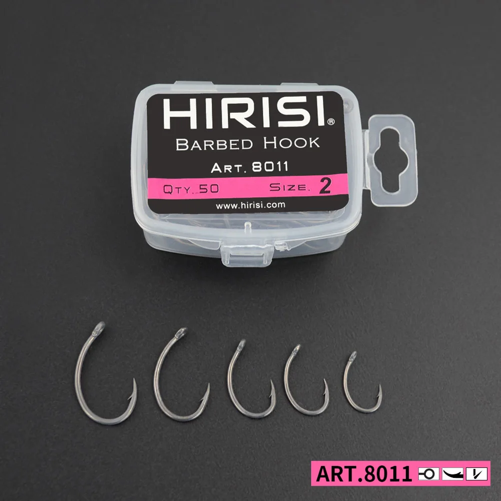 50x Barbed Hooks Curve Shank Professional Series Carp Hooks Hair Rigs Portable Tackle Tools 2# 4# 6# 8# 10# Fishing Tackle Gear
50x Barbed Hooks Curve Shank Professional Series Carp Hooks Hair Rigs Portable Tackle Tools 2# 4# 6# 8# 10# Fishing Tackle Gear