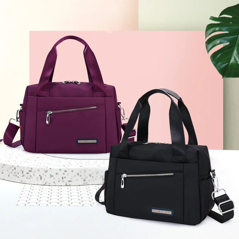 Oxford Messenger Bag Contracted Joker Leisure Travel Bag For Women More Zippers Hobos Preppy Style Shoulder Bag
Oxford Messenger Bag Contracted Joker Leisure Travel Bag For Women More Zippers Hobos Preppy Style Shoulder Bag