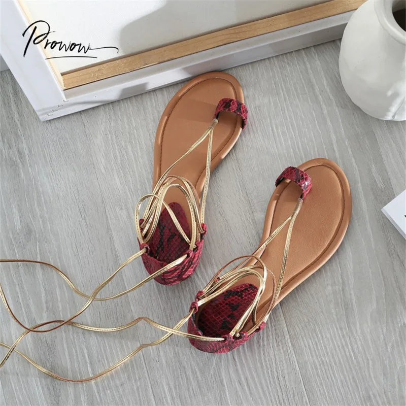Prowow New Fashion Style Genuine Leather Women Summer Gladiator Sandals Ankle Cross Tied Ladies Beach Sandals Casual Shoes Woman
Prowow New Fashion Style Genuine Leather Women Summer Gladiator Sandals Ankle Cross Tied Ladies Beach Sandals Casual Shoes Woman