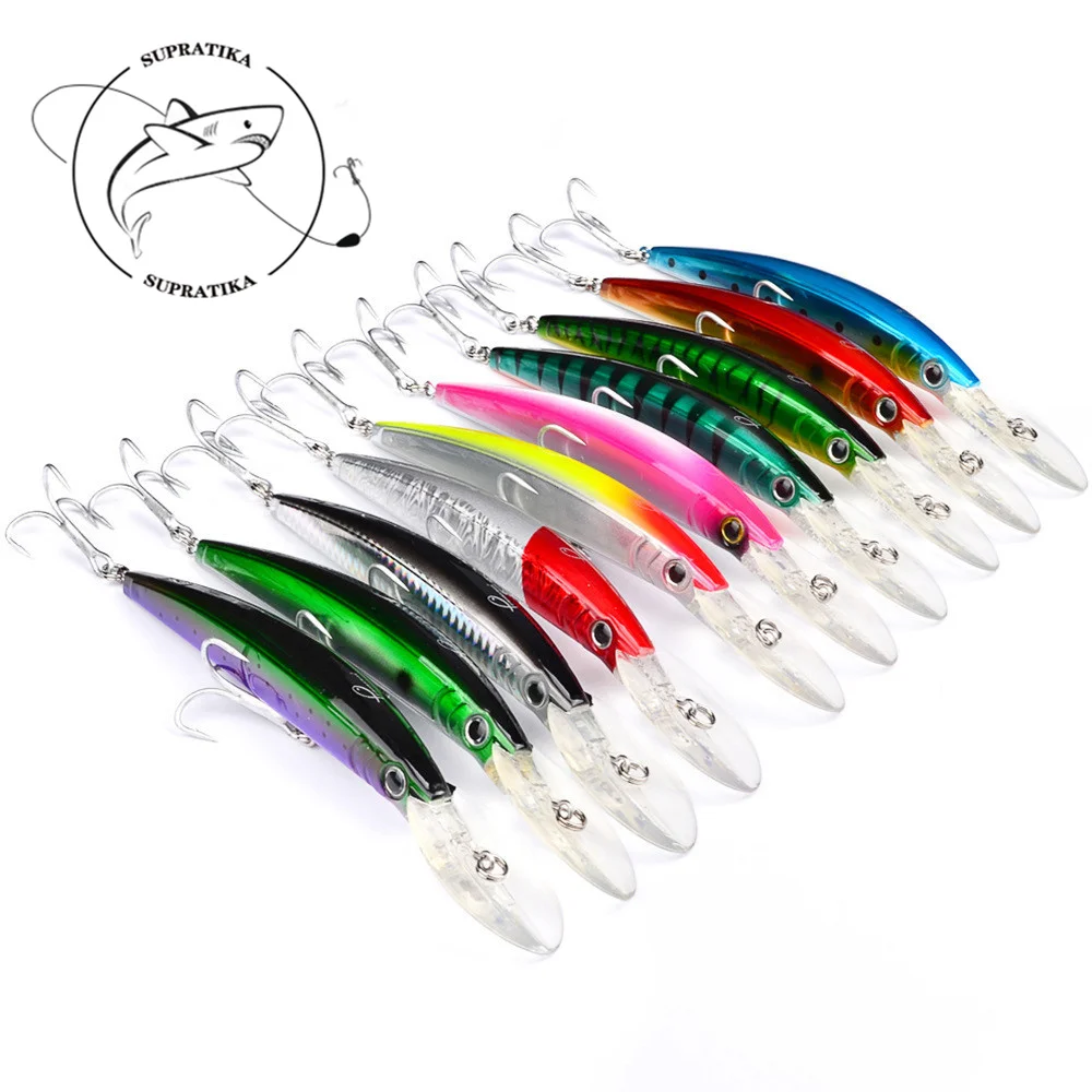 180mm/27g Minnow Fishing Lures Plastic Crankbaits Sea Fishing Bait Float Accessories Isca Artificial Wobbler Trolling Hard Bait
180mm/27g Minnow Fishing Lures Plastic Crankbaits Sea Fishing Bait Float Accessories Isca Artificial Wobbler Trolling Hard Bait
