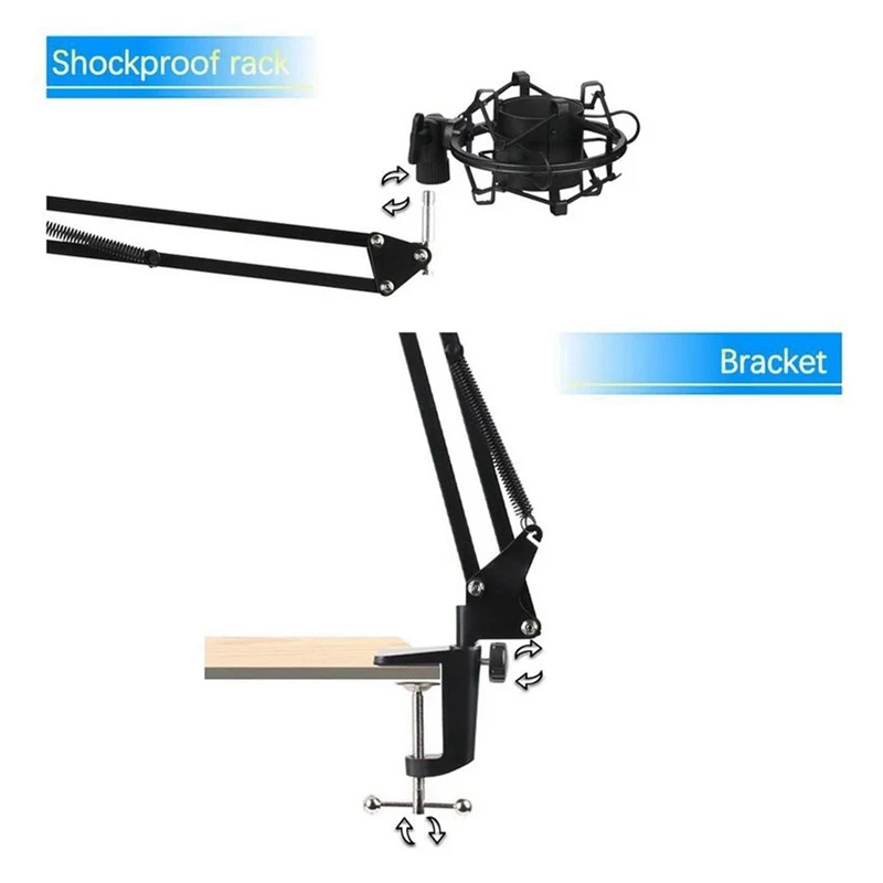 Studio Recording Condenser Microphone Kit for Network Broadcasting Online Singing
Studio Recording Condenser Microphone Kit for Network Broadcasting Online Singing