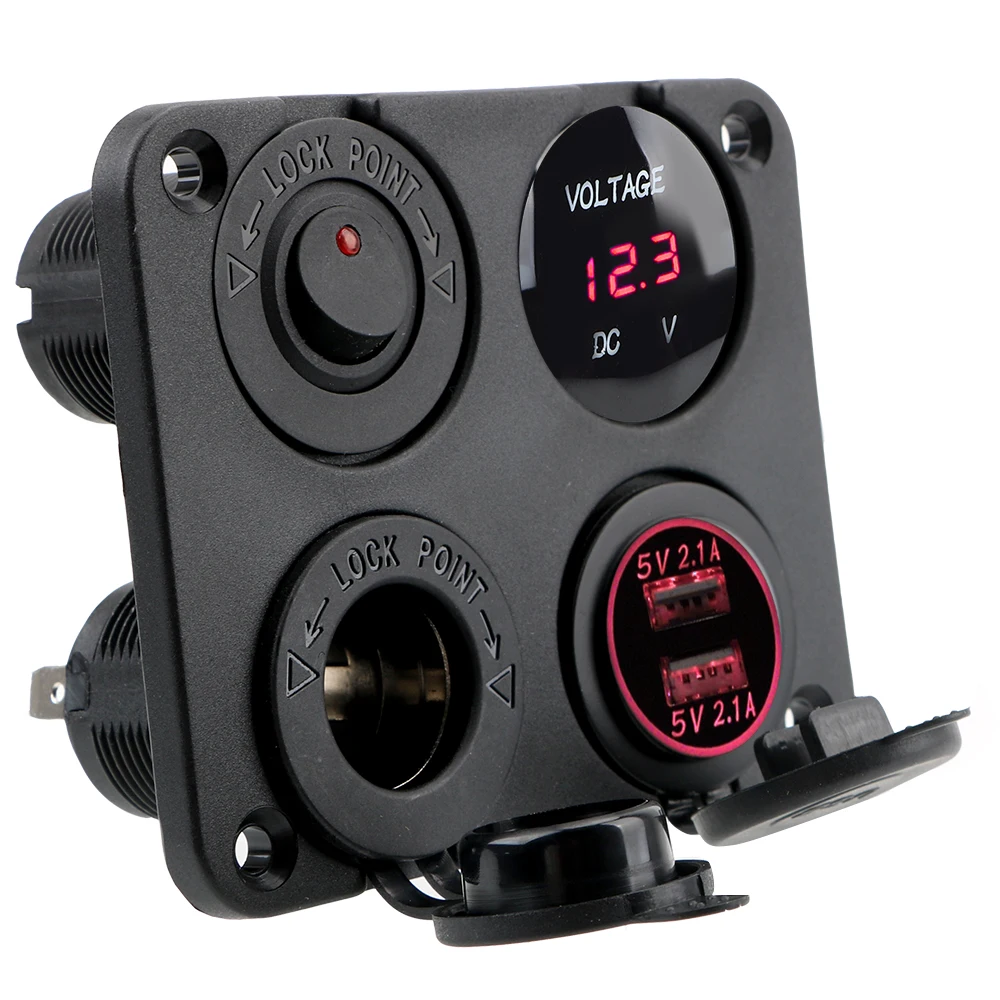 Зарядное устройство 4 в 1 с двумя USB-портами для лодок, автофургонов, кемперов, транспортных средств, 12 В, автомобильное зарядное устройство с ...
Зарядное устройство 4 в 1 с двумя USB-портами для лодок, автофургонов, кемперов, транспортных средств, 12 В, автомобильное зарядное устройство с ...