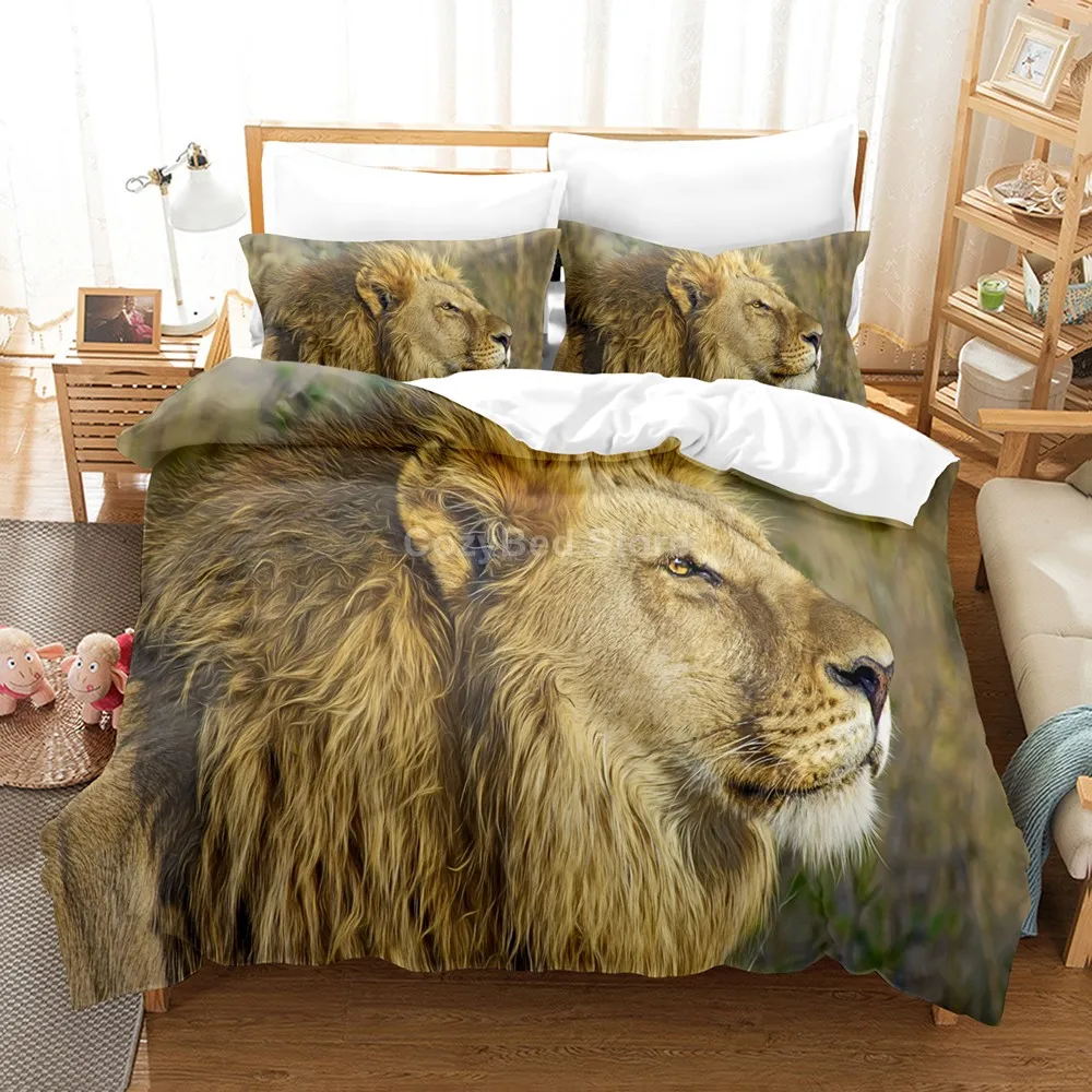 Cool Lion 3d Bedding Sets Animal Duvet Cover Sets Comforter Luxury Bed Linen Twin Queen King Single Size Scenery Adult Gift
Cool Lion 3d Bedding Sets Animal Duvet Cover Sets Comforter Luxury Bed Linen Twin Queen King Single Size Scenery Adult Gift