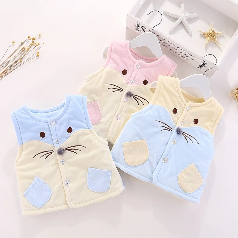 Boys Vests Cartoon Winter Baby Girls Clothes Toddler Waistcoat Kids Casual Outwear Children Clothing 0-9 Month CYY023
Boys Vests Cartoon Winter Baby Girls Clothes Toddler Waistcoat Kids Casual Outwear Children Clothing 0-9 Month CYY023