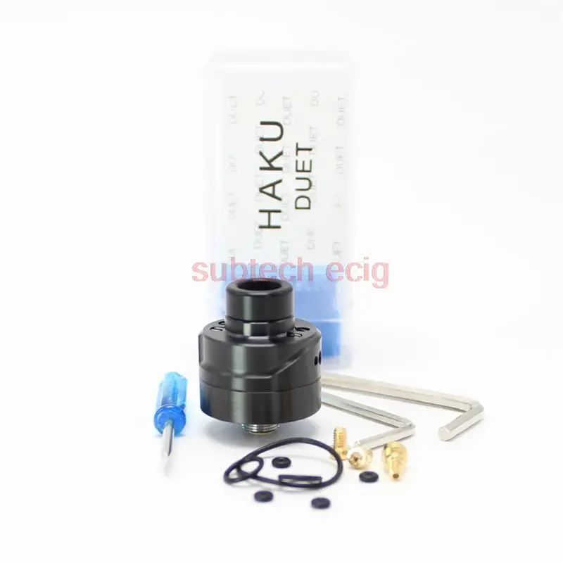 SXK Haku Dute RDA Tank With BF Pin Atomizer 22mm 316 SS Top Airflow Adjustable Rebuildable Vape Tank 510 Vape Mod E Cigarette
SXK Haku Dute RDA Tank With BF Pin Atomizer 22mm 316 SS Top Airflow Adjustable Rebuildable Vape Tank 510 Vape Mod E Cigarette