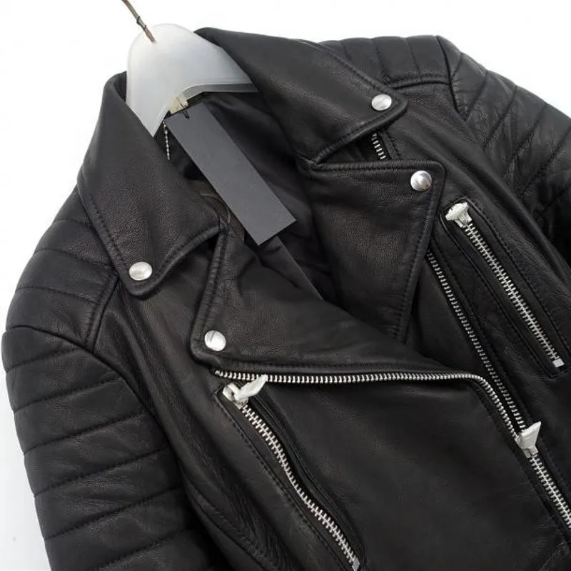 High Quality Luxury Womens Long Coat Winter Thick Warm Genuine Leather Coat Female Slim Fit Pocket Zipper Black Outerwear S-L
High Quality Luxury Womens Long Coat Winter Thick Warm Genuine Leather Coat Female Slim Fit Pocket Zipper Black Outerwear S-L